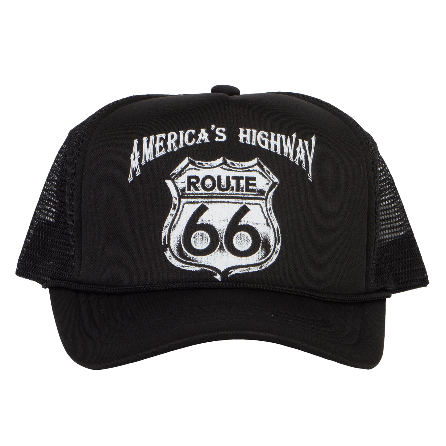 Men's America's Highway Route 66 Trucker Hat Baseball Cap