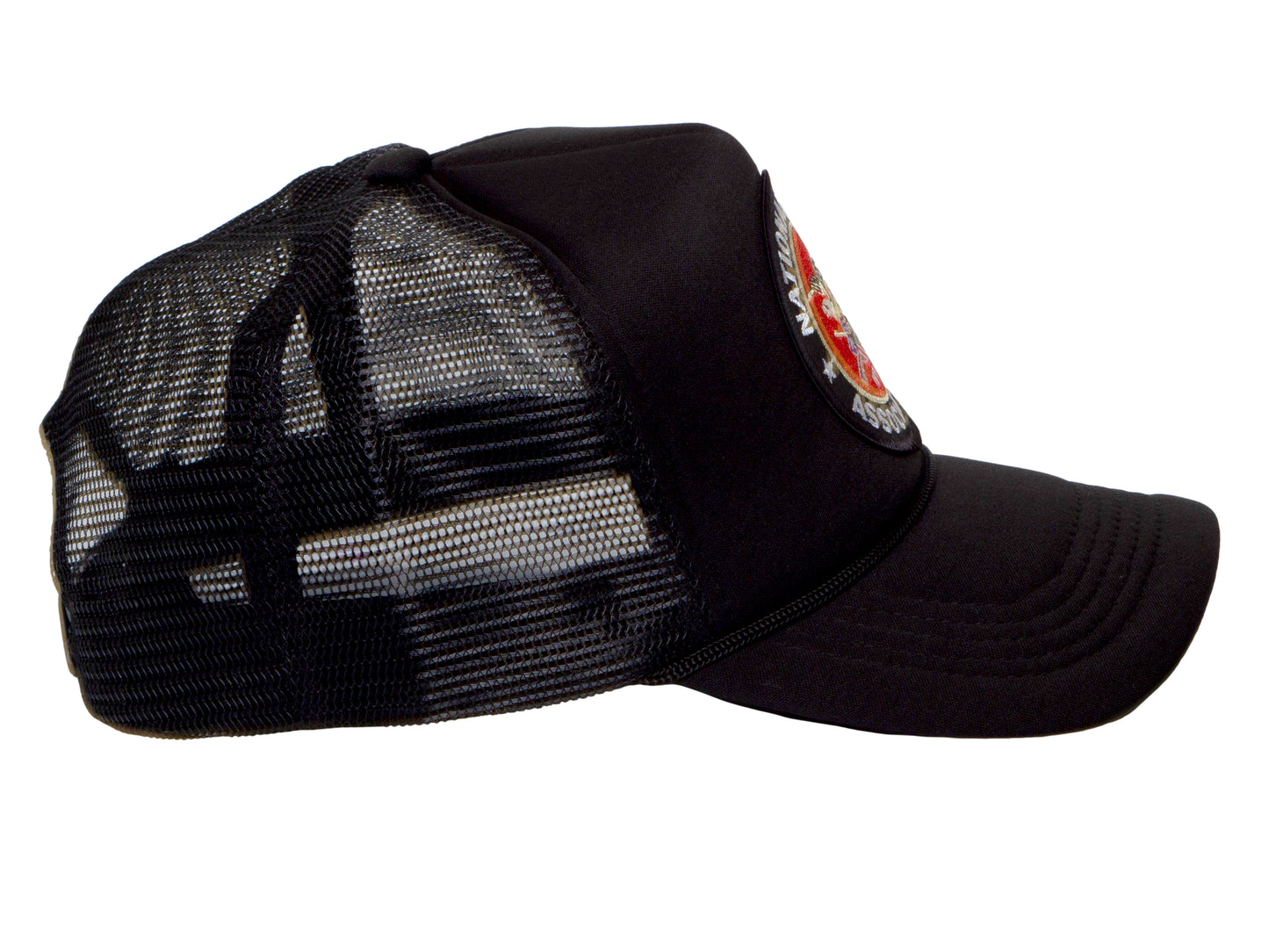 Men's National Rifle Association NRA Logo 1871 Black Trucker Hat