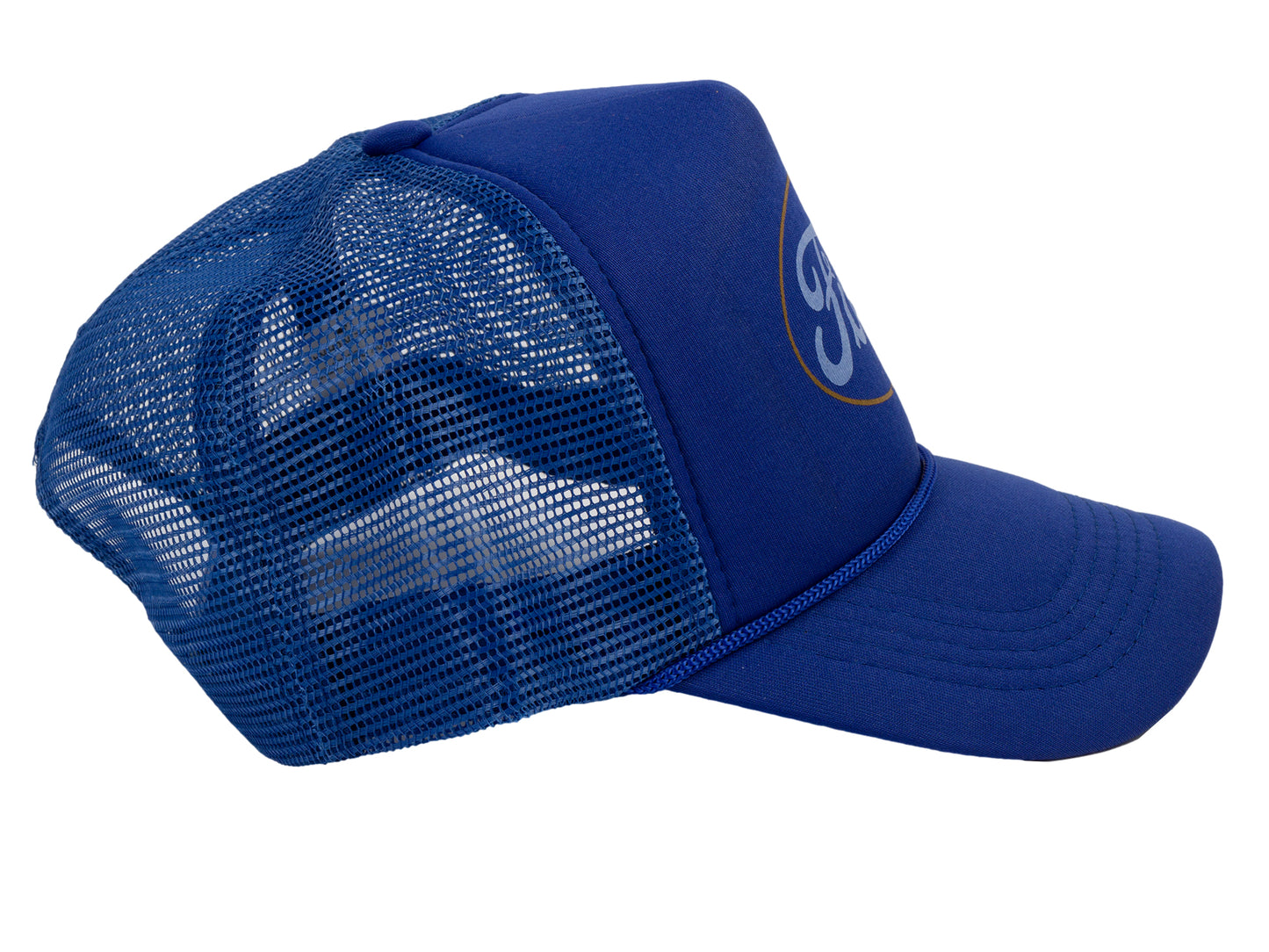 Men's Ford Logo Snapback Trucker Hat, Royal
