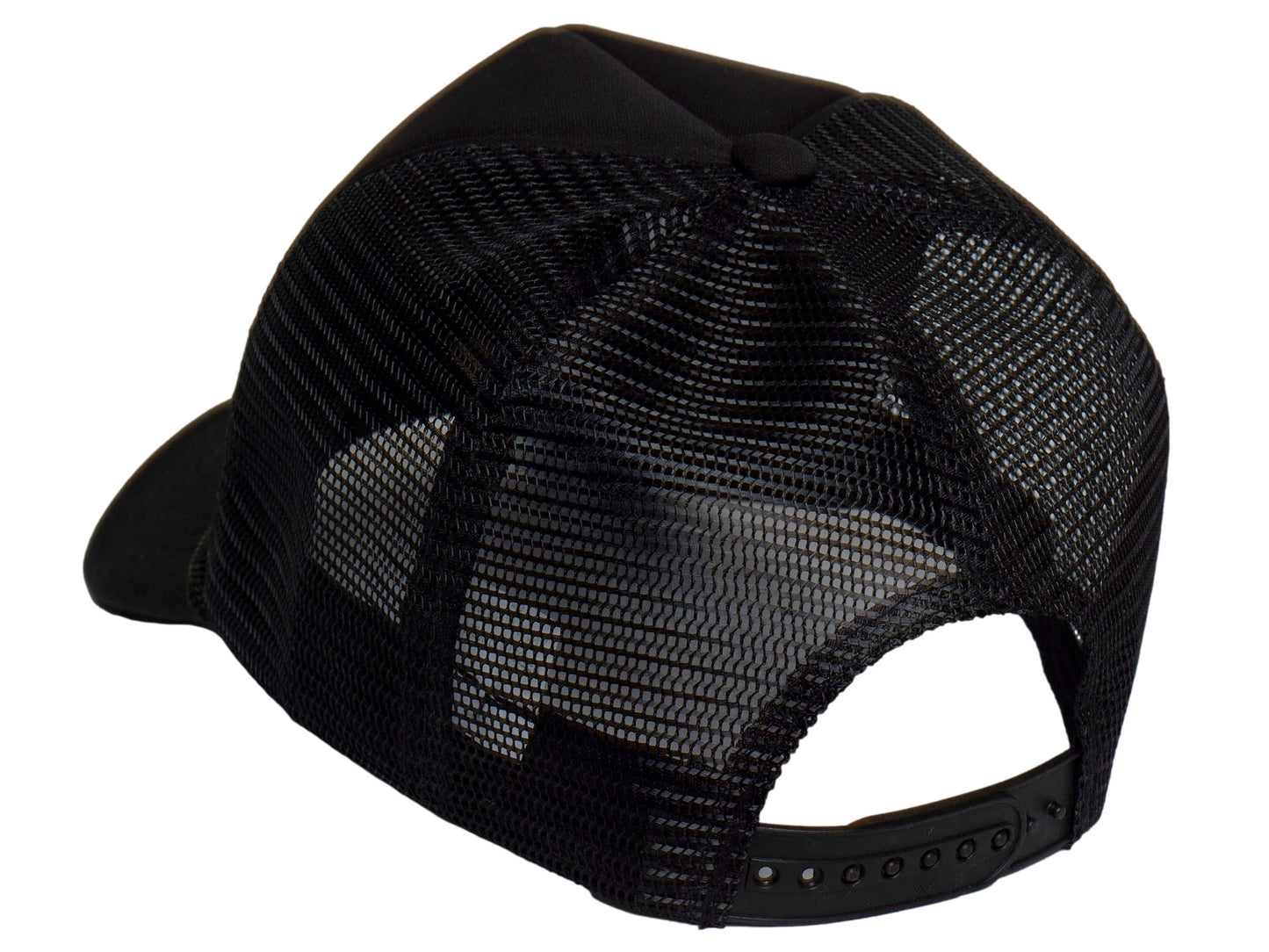 TOP HEADWEAR Men's Skull Chief Trucker Hat - Native Headdress Snapback Cap, Black