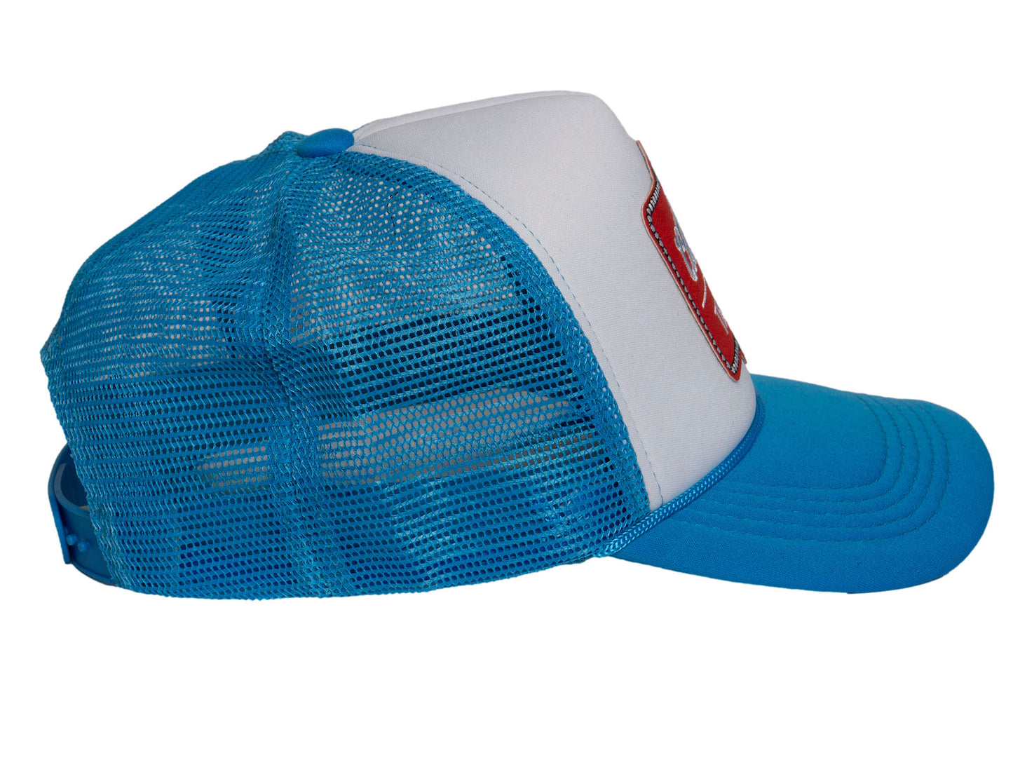 TOP HEADWEAR Women's Cowboys and Tequila Trucker Hat - Mesh Snapback Cap, White/Blue