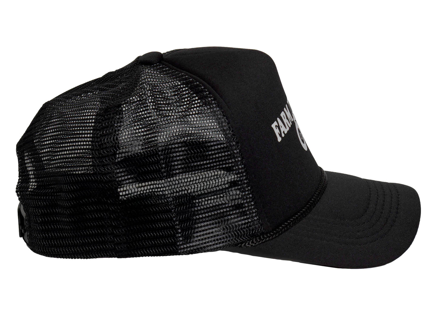 TOP HEADWEAR Men's Farm Life Trucker Hat - Snapback Tractor Cap Black