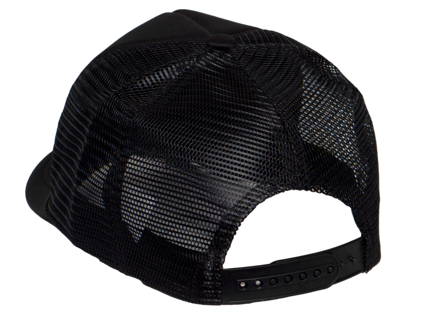 TOP HEADWEAR Men's Ying Yang Tie Dye Trucker Hat - Mesh Snapback Cap, Black