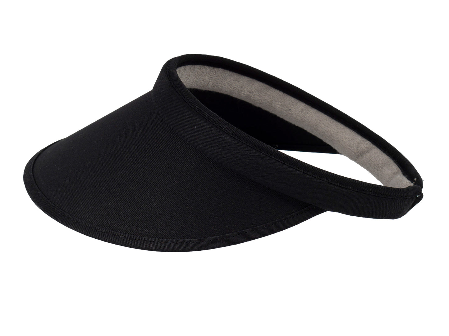 Top Headwear Sports Cotton Twill Clip-On Visor 3.5 Inch Wide Brim