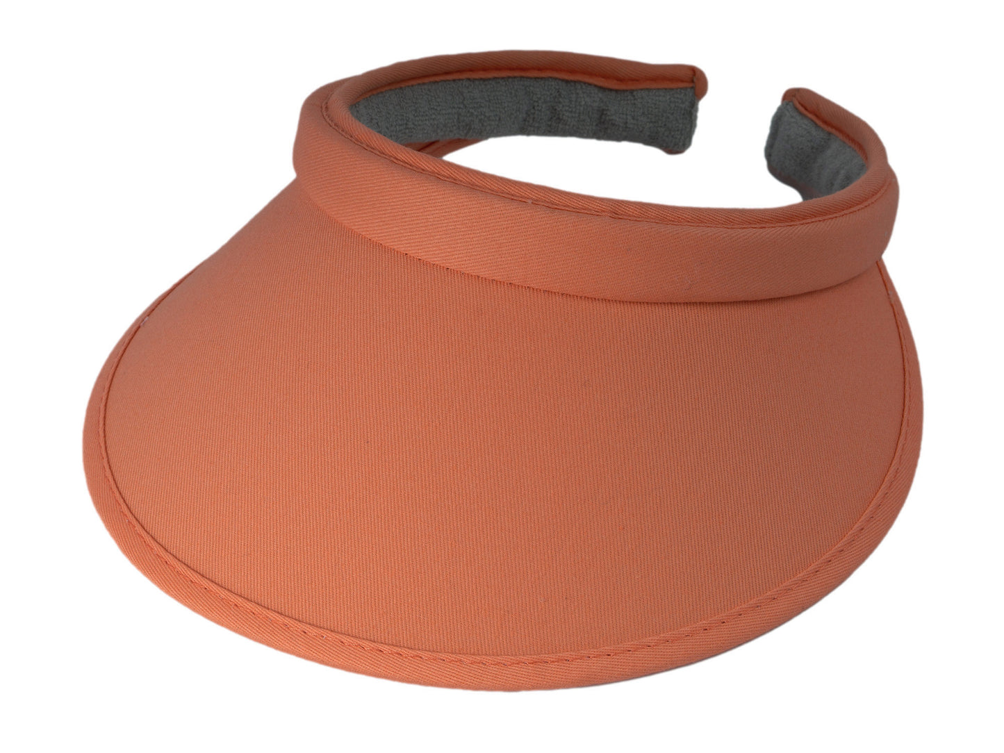 Top Headwear Sports Cotton Twill Clip-On Visor 3.5 Inch Wide Brim