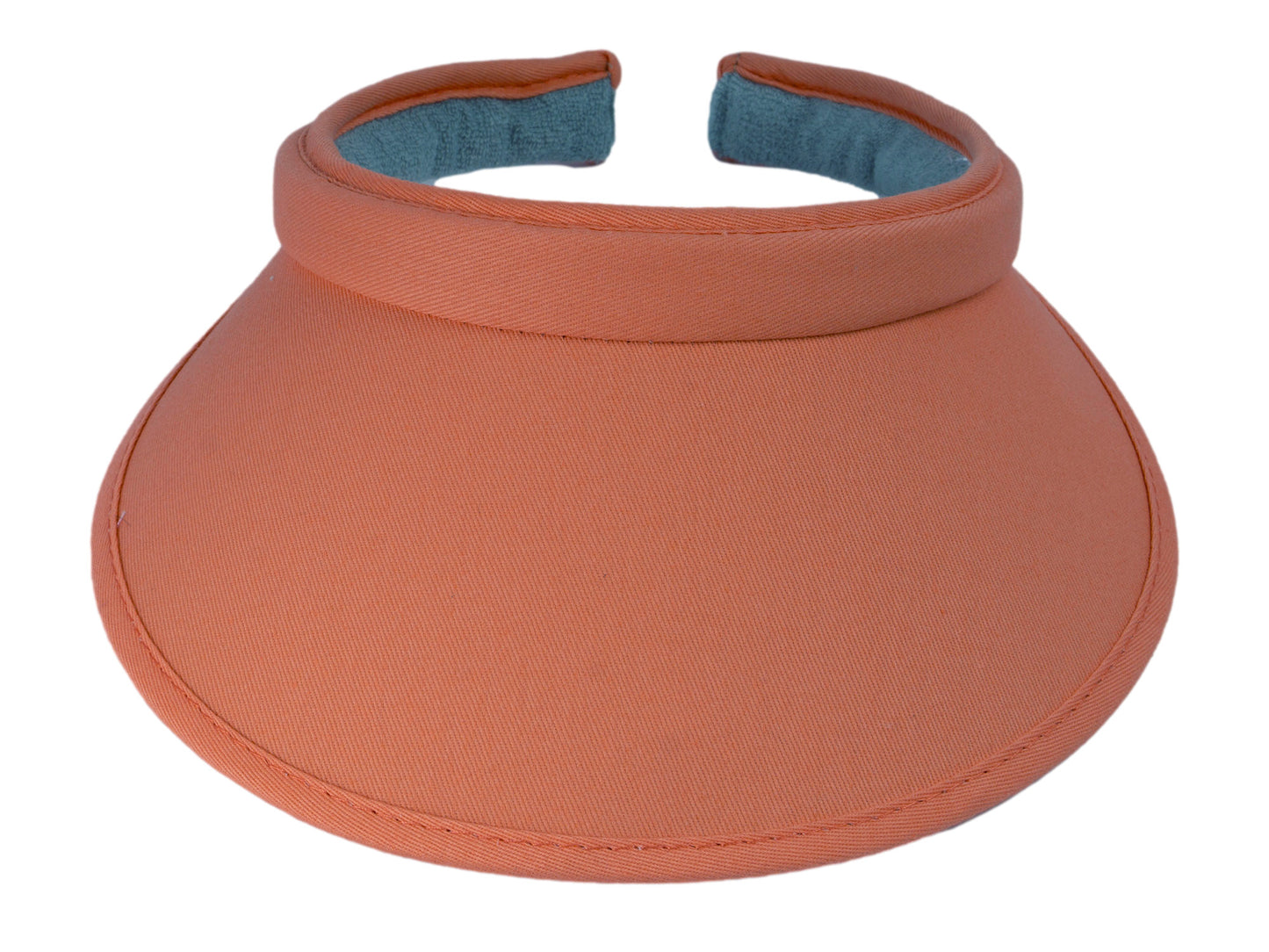 Top Headwear Sports Cotton Twill Clip-On Visor 3.5 Inch Wide Brim