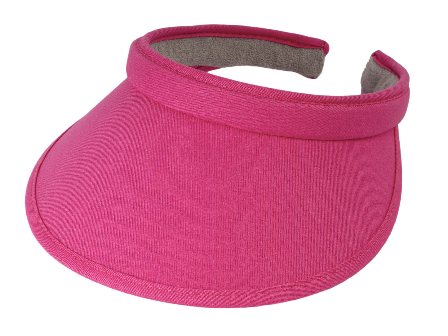 Top Headwear Sports Cotton Twill Clip-On Visor 3.5 Inch Wide Brim