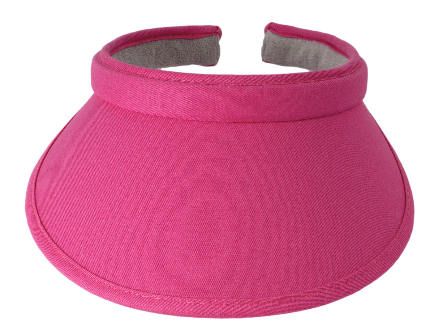 Top Headwear Sports Cotton Twill Clip-On Visor 3.5 Inch Wide Brim