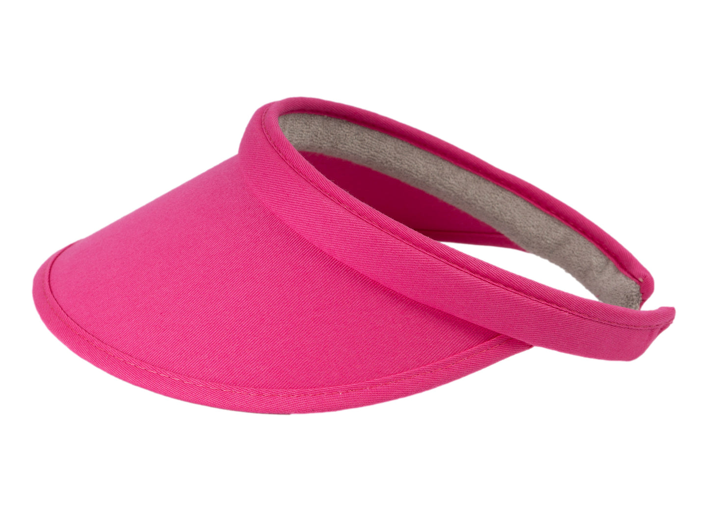 Top Headwear Sports Cotton Twill Clip-On Visor 3.5 Inch Wide Brim