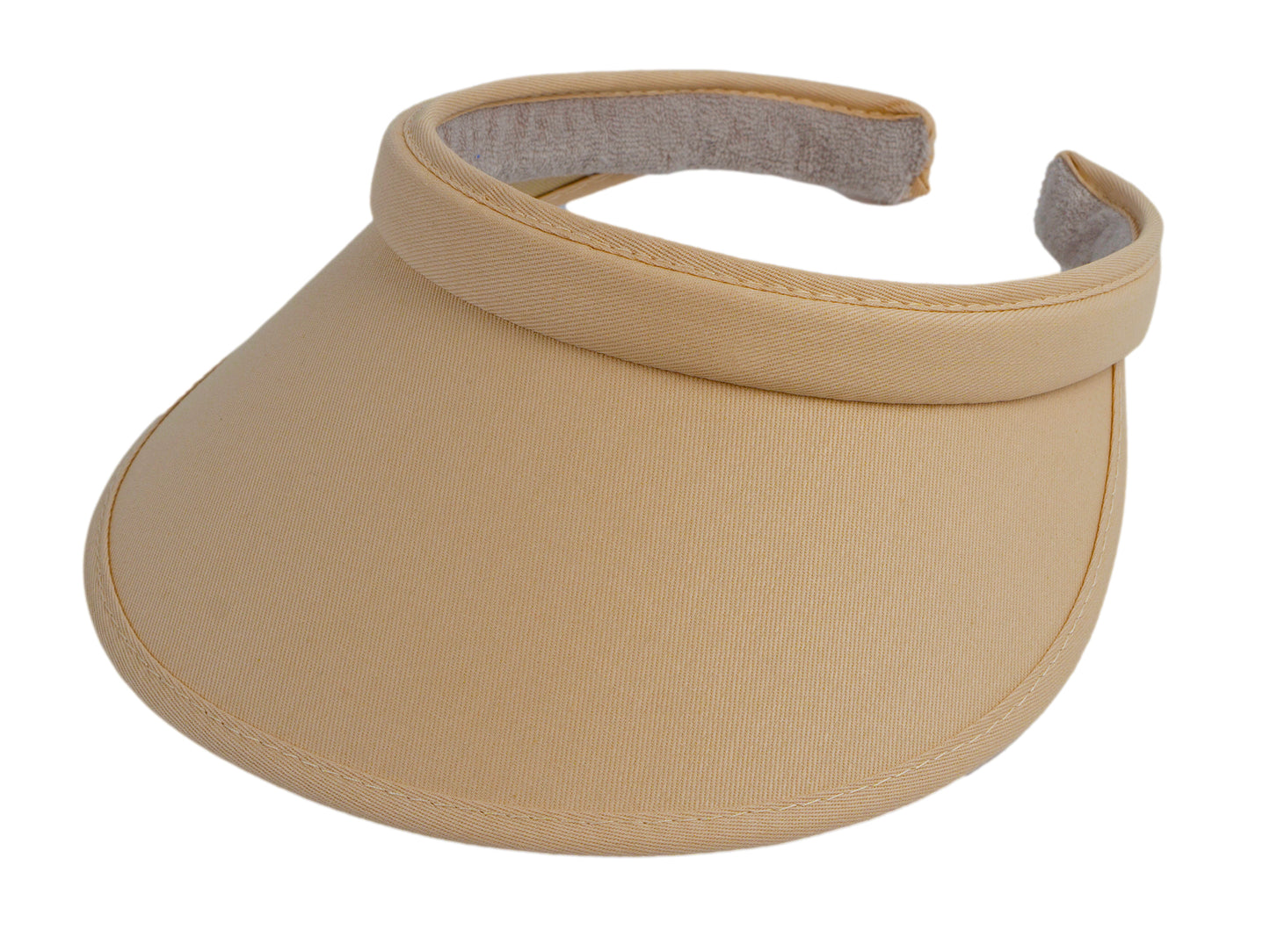 Top Headwear Sports Cotton Twill Clip-On Visor 3.5 Inch Wide Brim