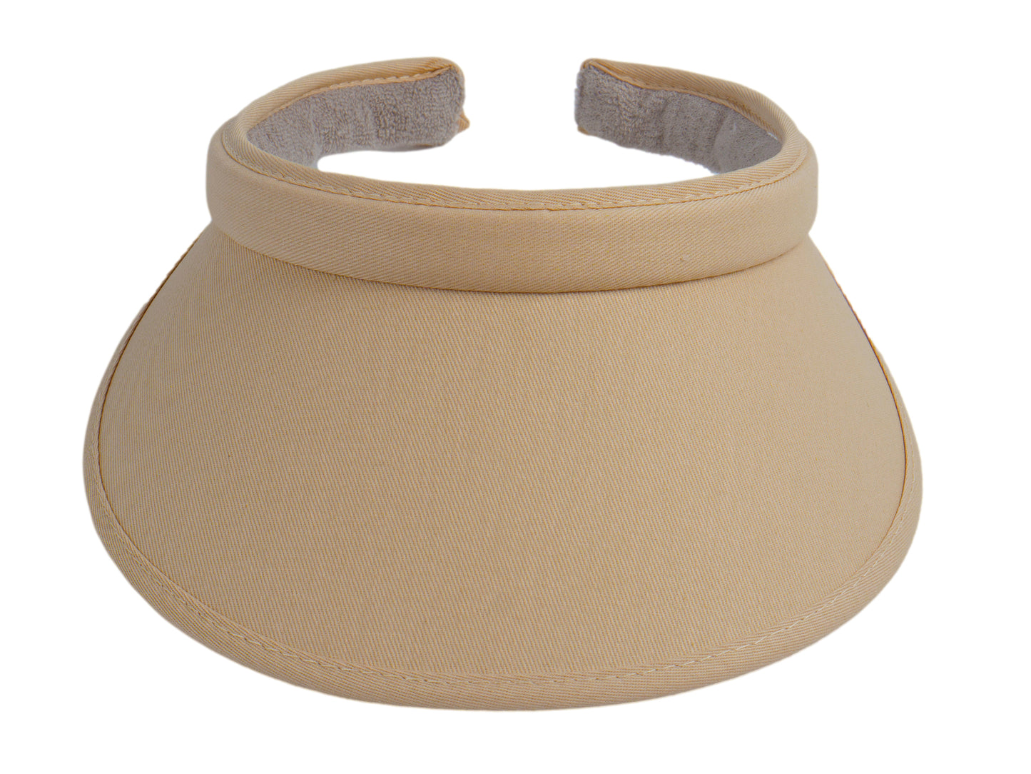 Top Headwear Sports Cotton Twill Clip-On Visor 3.5 Inch Wide Brim