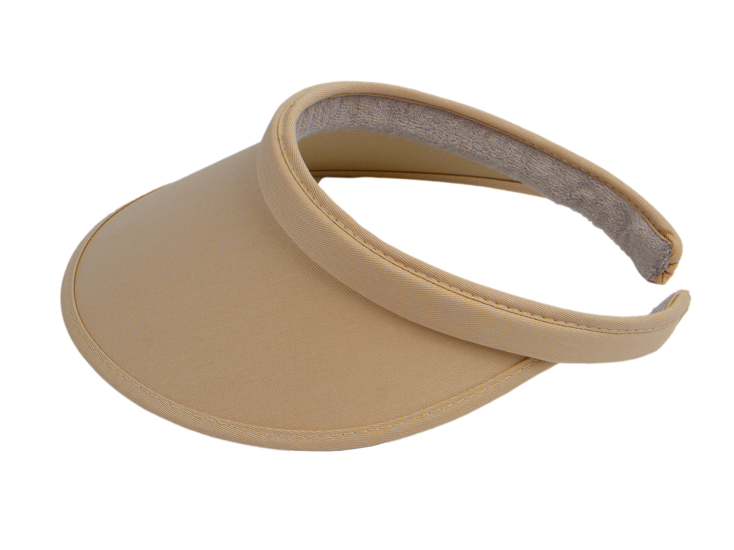 Top Headwear Sports Cotton Twill Clip-On Visor 3.5 Inch Wide Brim