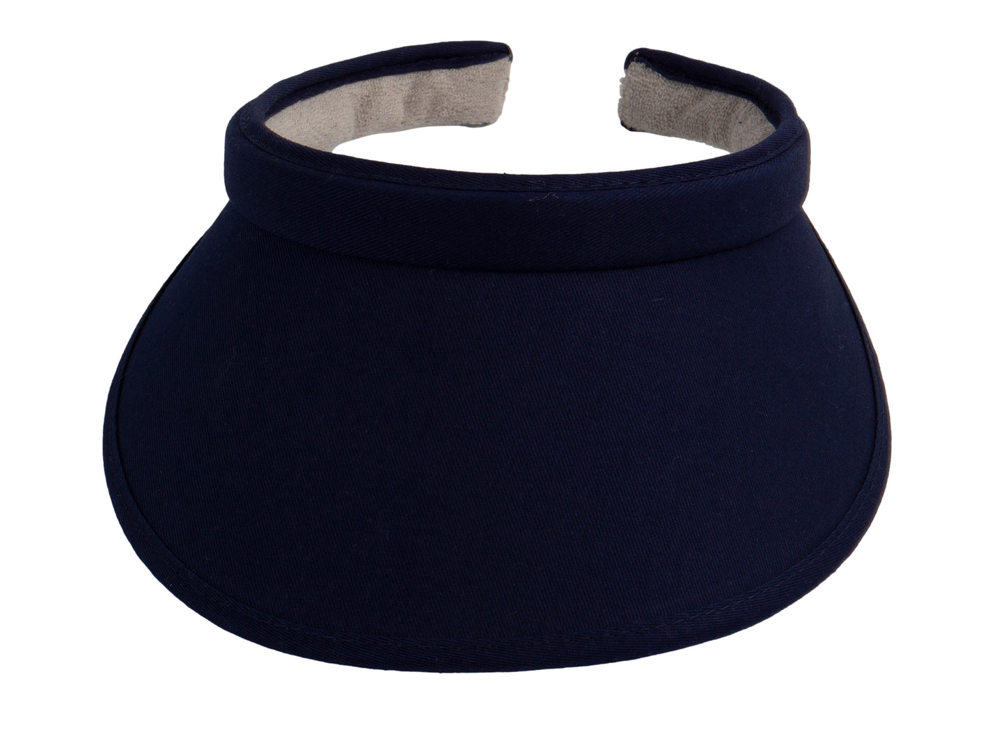 Top Headwear Sports Cotton Twill Clip-On Visor 3.5 Inch Wide Brim