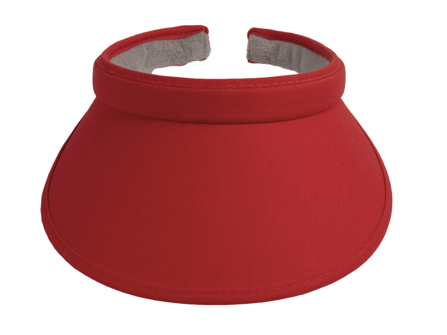 Top Headwear Sports Cotton Twill Clip-On Visor 3.5 Inch Wide Brim