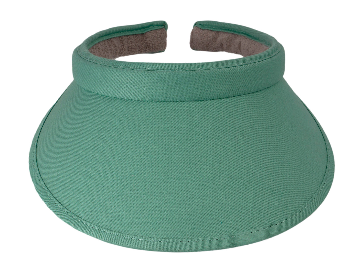 Top Headwear Sports Cotton Twill Clip-On Visor 3.5 Inch Wide Brim