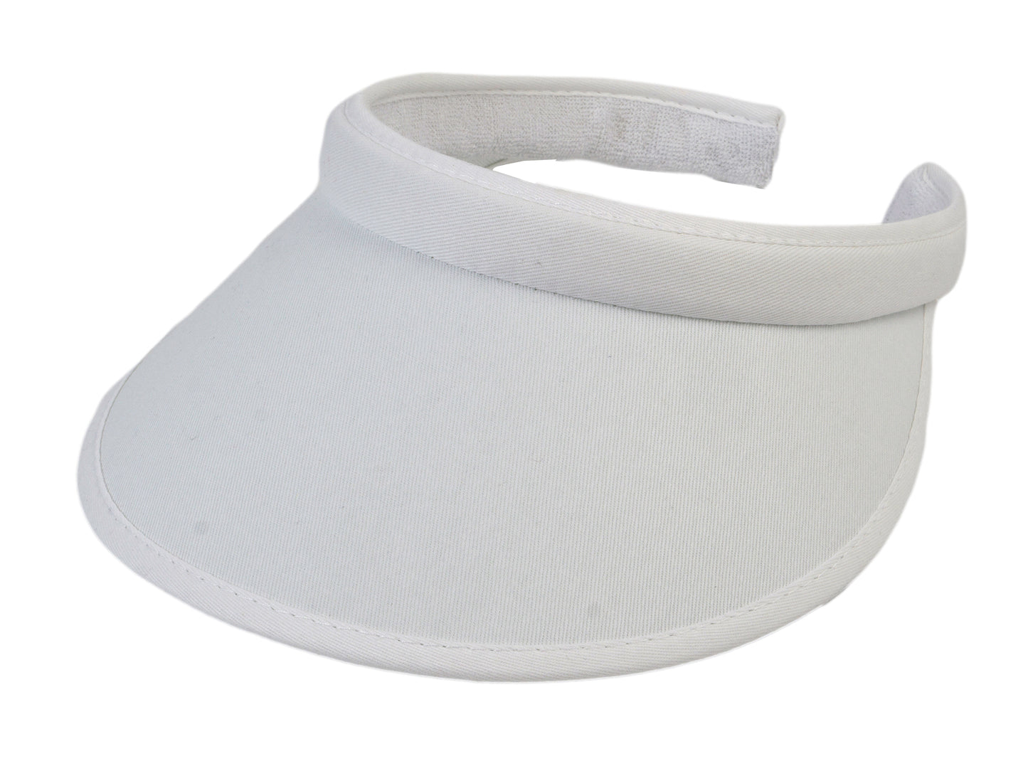 Top Headwear Sports Cotton Twill Clip-On Visor 3.5 Inch Wide Brim