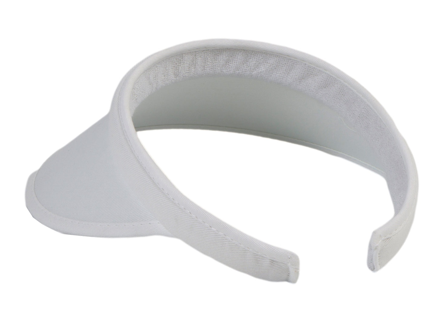 Top Headwear Sports Cotton Twill Clip-On Visor 3.5 Inch Wide Brim