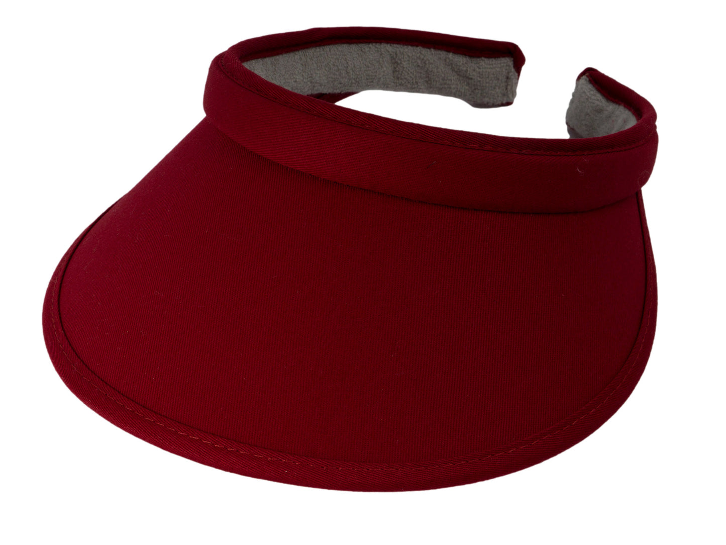 Top Headwear Sports Cotton Twill Clip-On Visor 3.5 Inch Wide Brim