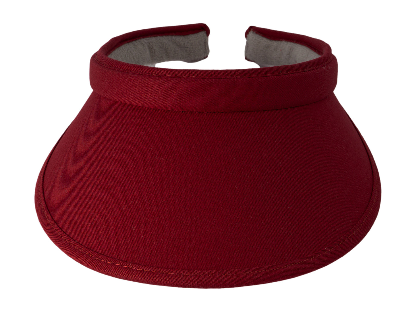 Top Headwear Sports Cotton Twill Clip-On Visor 3.5 Inch Wide Brim