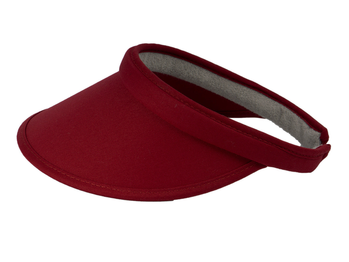 Top Headwear Sports Cotton Twill Clip-On Visor 3.5 Inch Wide Brim