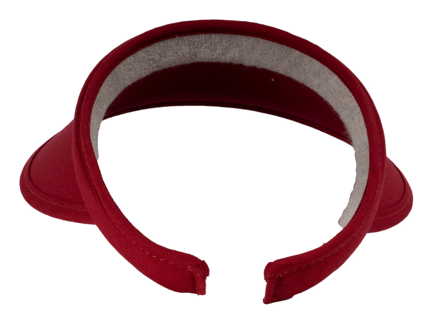 Top Headwear Sports Cotton Twill Clip-On Visor 3.5 Inch Wide Brim