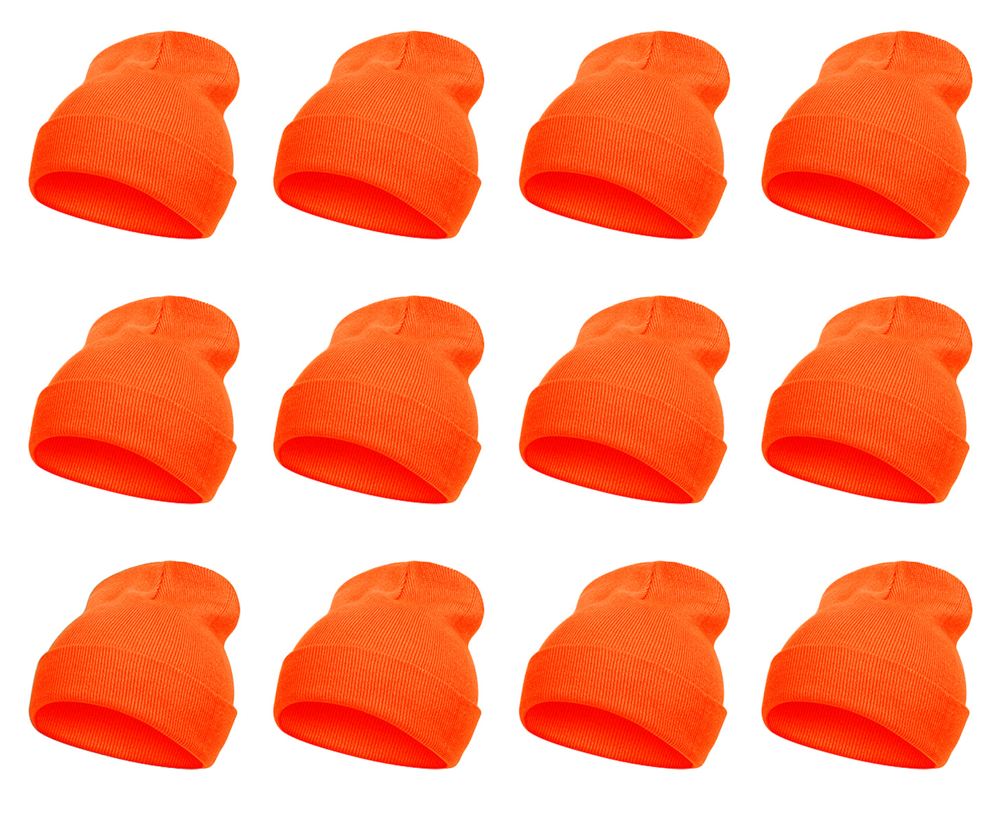 Top Headwear Solid Winter Long Beanie - 12 Piece Wholesale