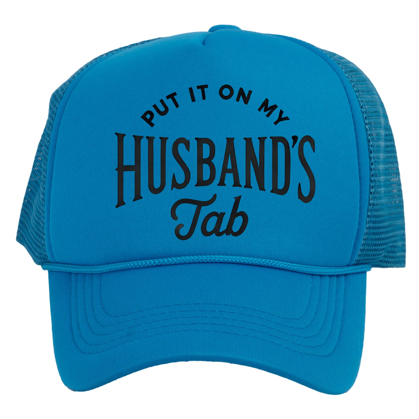 Women's Put It On My Husbands Tab Trucker Hat