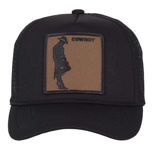 Top Headwear Cowboy Trucker Hat - Rope Snapback Cap