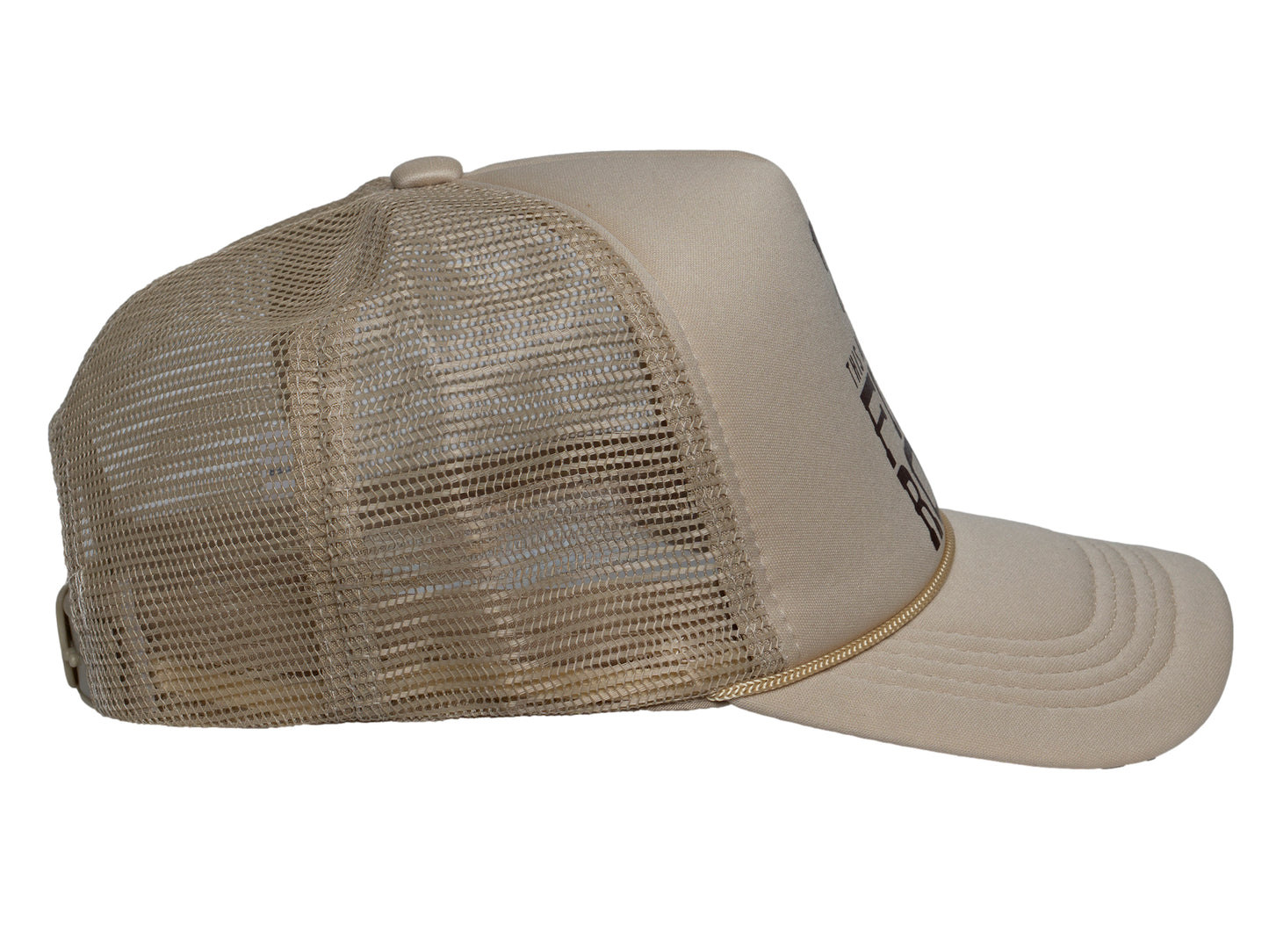 Top Headwear Women's This Actually Is My First Rodeo Trucker Hat - Snapback Cap Beige