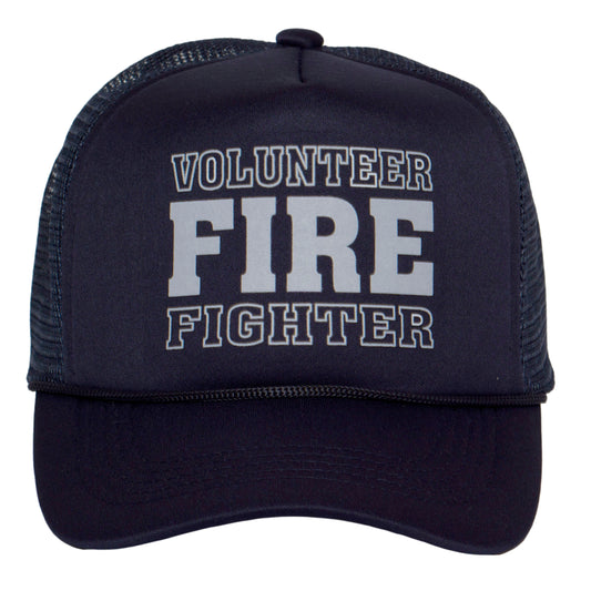 Top Headwear Men's Volunteer Firefighter Firemen Trucker Hat