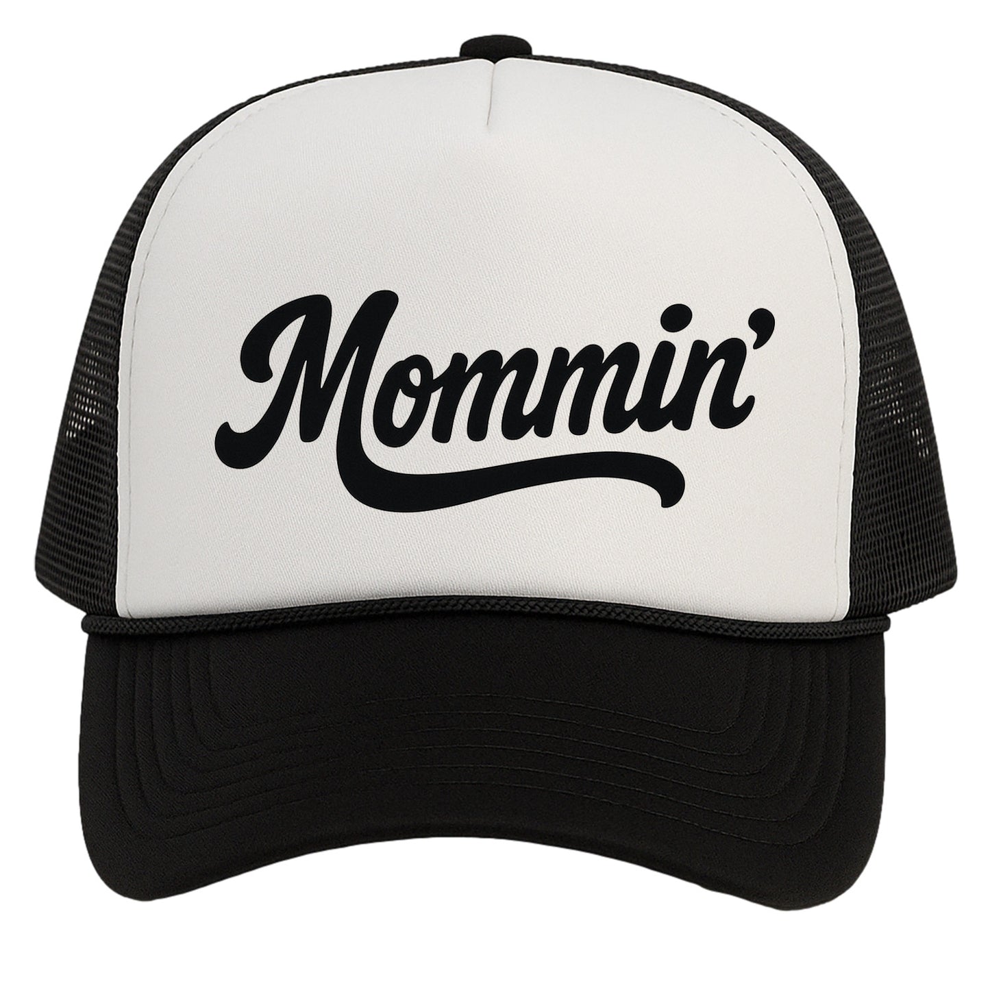 TOP HEADWEAR Women's Mommin Trucker Hat - Mesh Snapback Mommy Cap