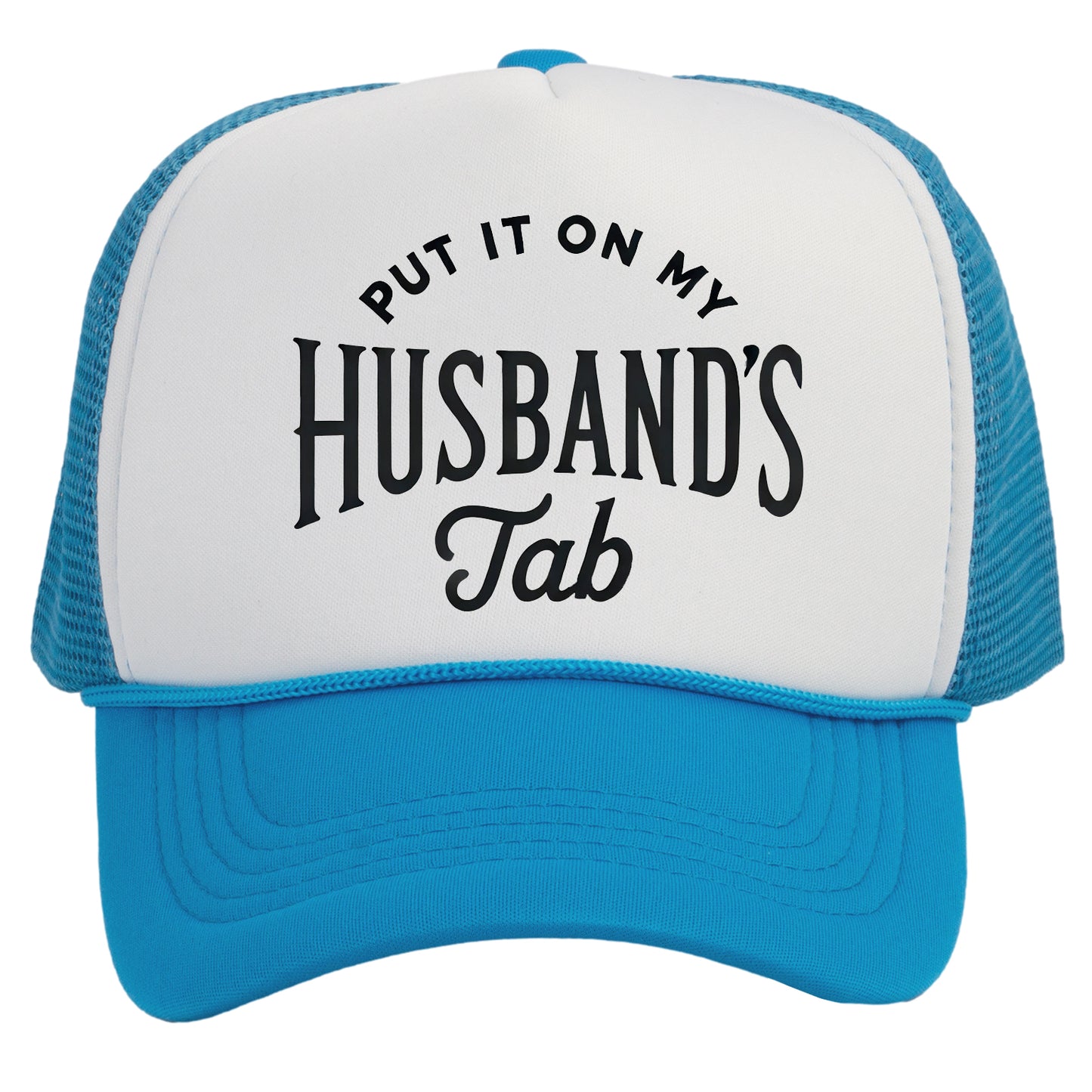 Women's Put It On My Husbands Tab Trucker Hat