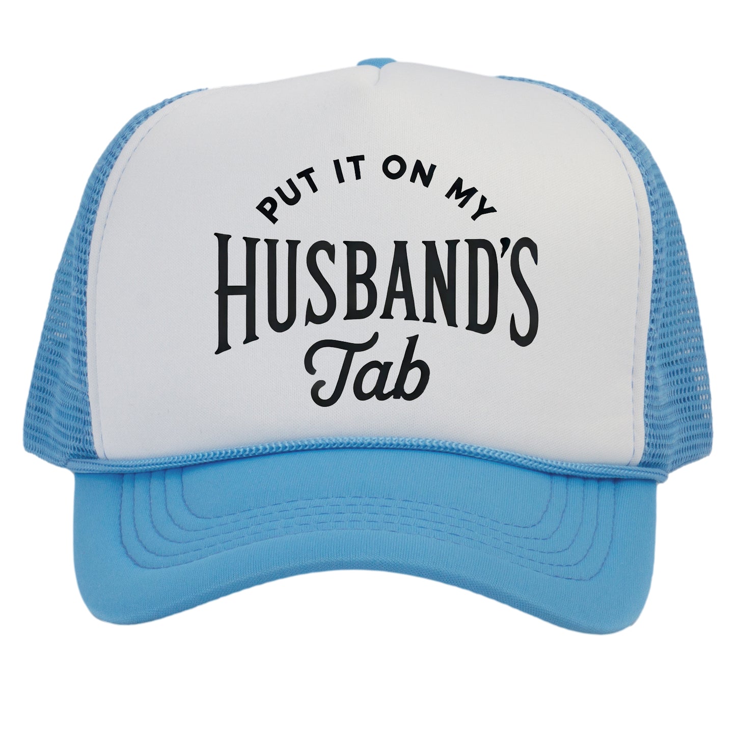 Women's Put It On My Husbands Tab Trucker Hat