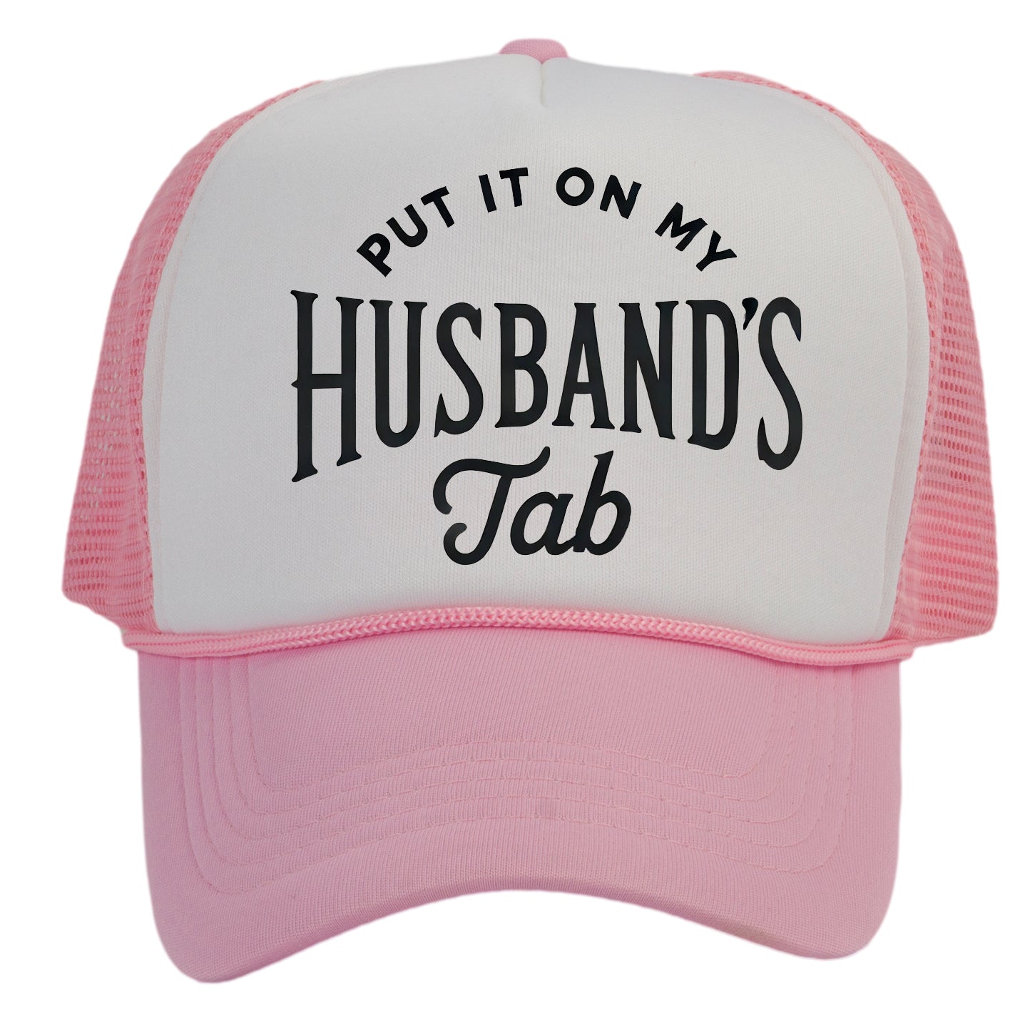 Women's Put It On My Husbands Tab Trucker Hat