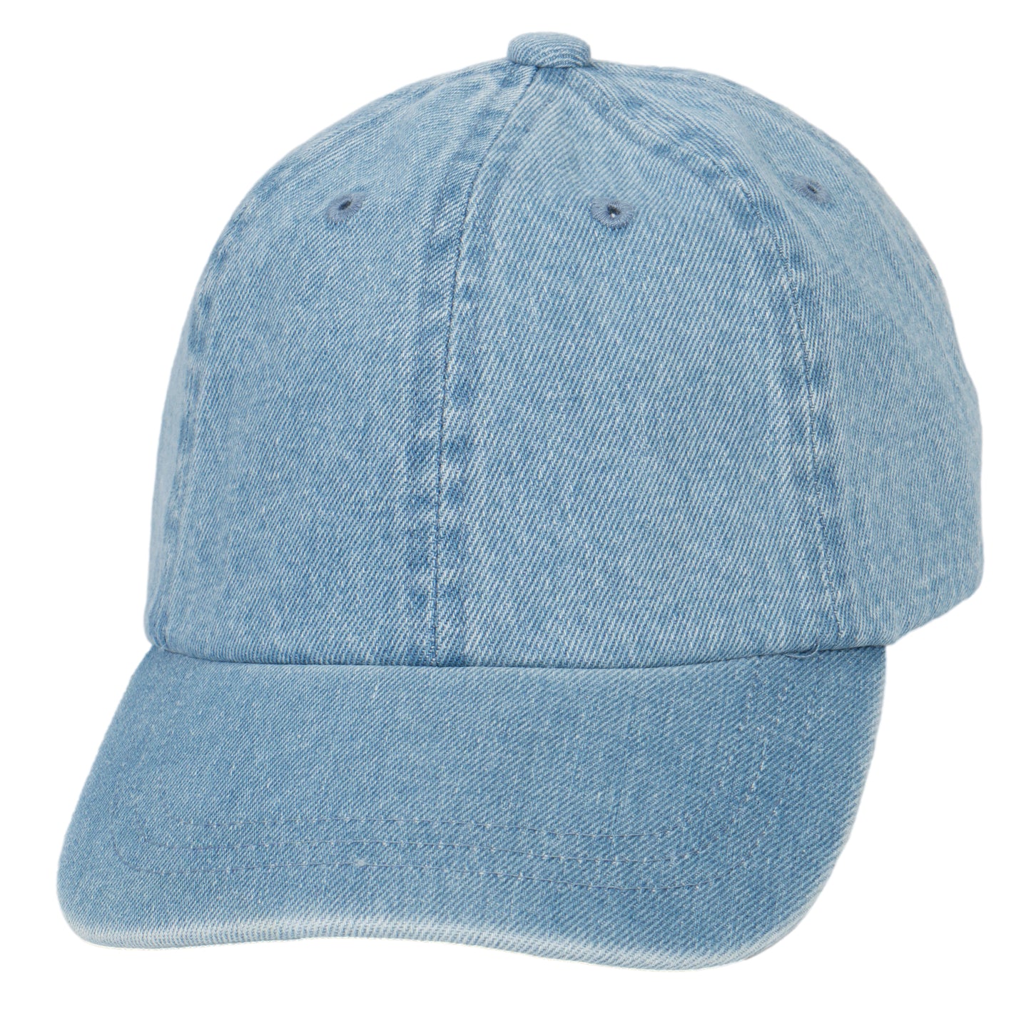 Top Headwear Kids Baseball Hat - Boys Girls Low Profile Cap Denim Washed, Navy