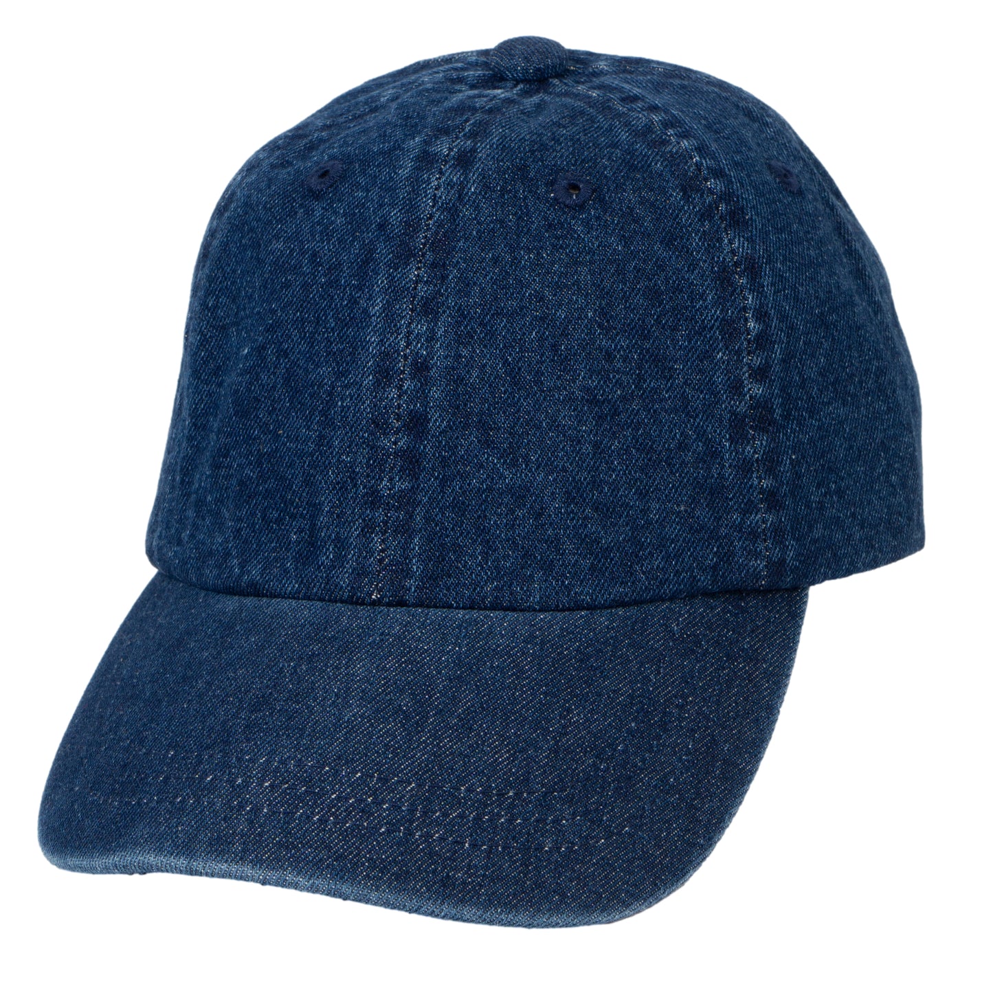 Top Headwear Kids Baseball Hat - Boys Girls Low Profile Cap Denim Washed, Navy