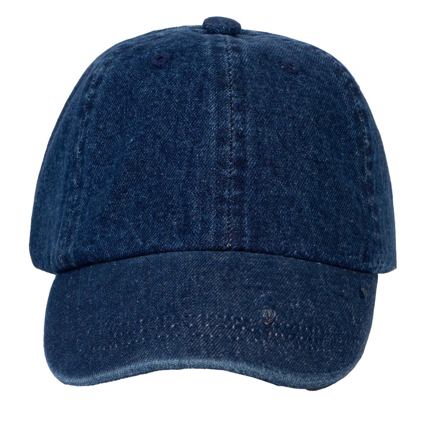 Top Headwear Kids Baseball Hat - Boys Girls Low Profile Cap Denim Washed, Navy