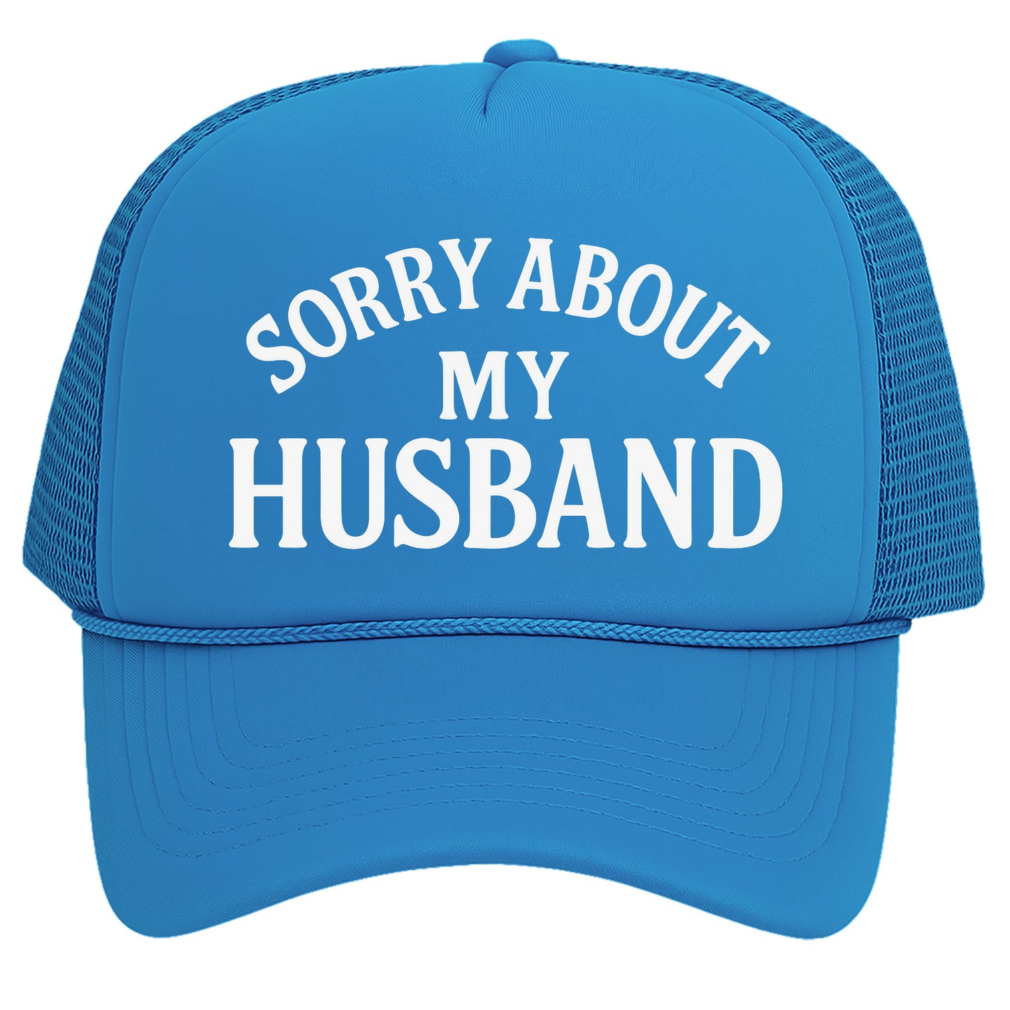 TOP HEADWEAR Funny Trucker Hat for Women – Sorry About My Husband Trucker Hat Funny Cap for Wife Bachelorette Gift