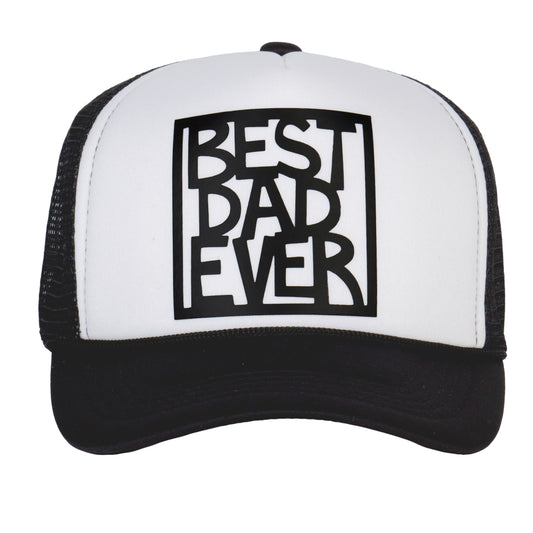 Men's Best Dad Ever Trucker Hat - Snapback Cap