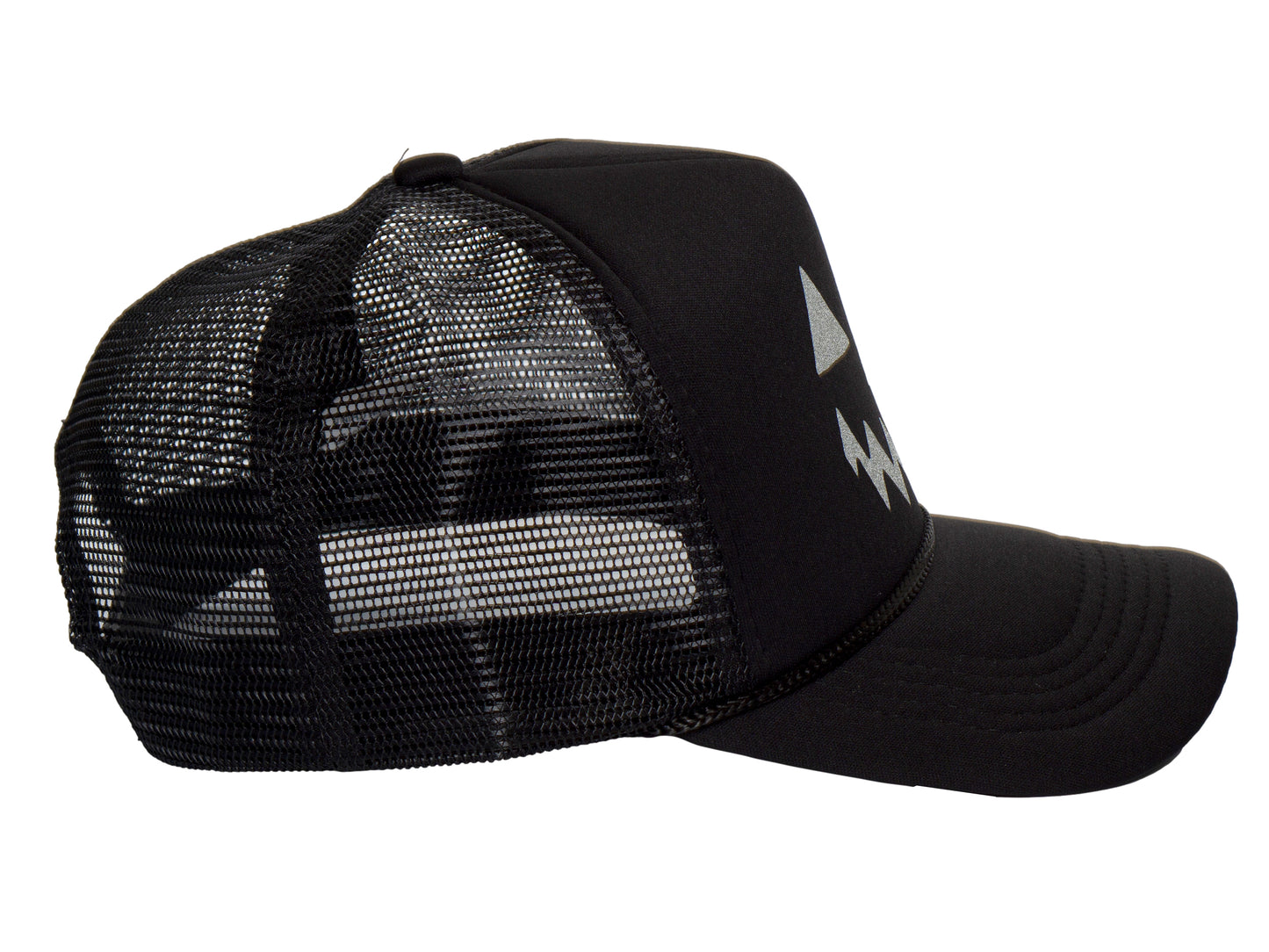 Mens Reflective Halloween Jack O Lantern Hat Trick or Treat Dads Trucker Cap
