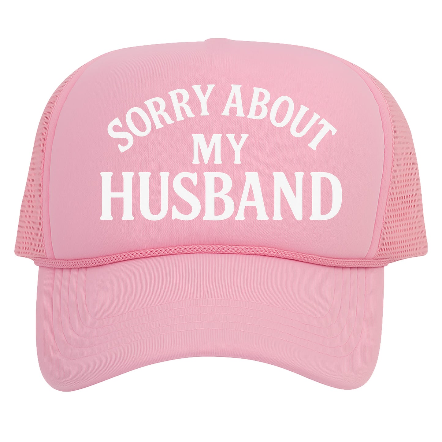 TOP HEADWEAR Funny Trucker Hat for Women – Sorry About My Husband Trucker Hat Funny Cap for Wife Bachelorette Gift