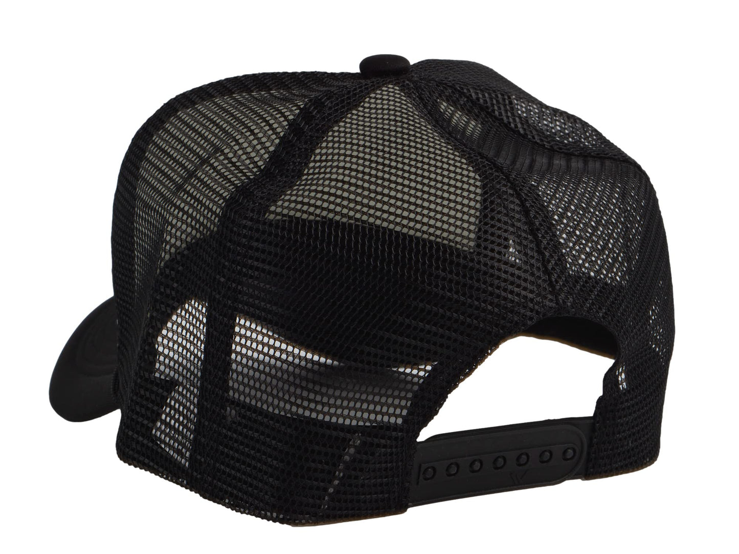 TOP HEADWEAR Old English Oakland Trucker Hat Skull Helmet Cap Black/White