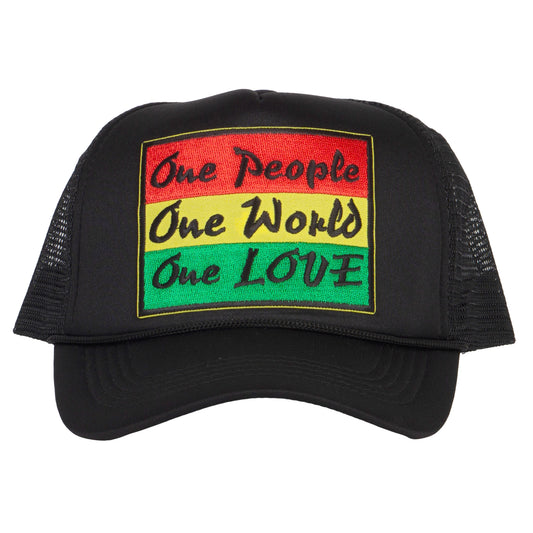 Men's One People One World One Love Trucker Hat