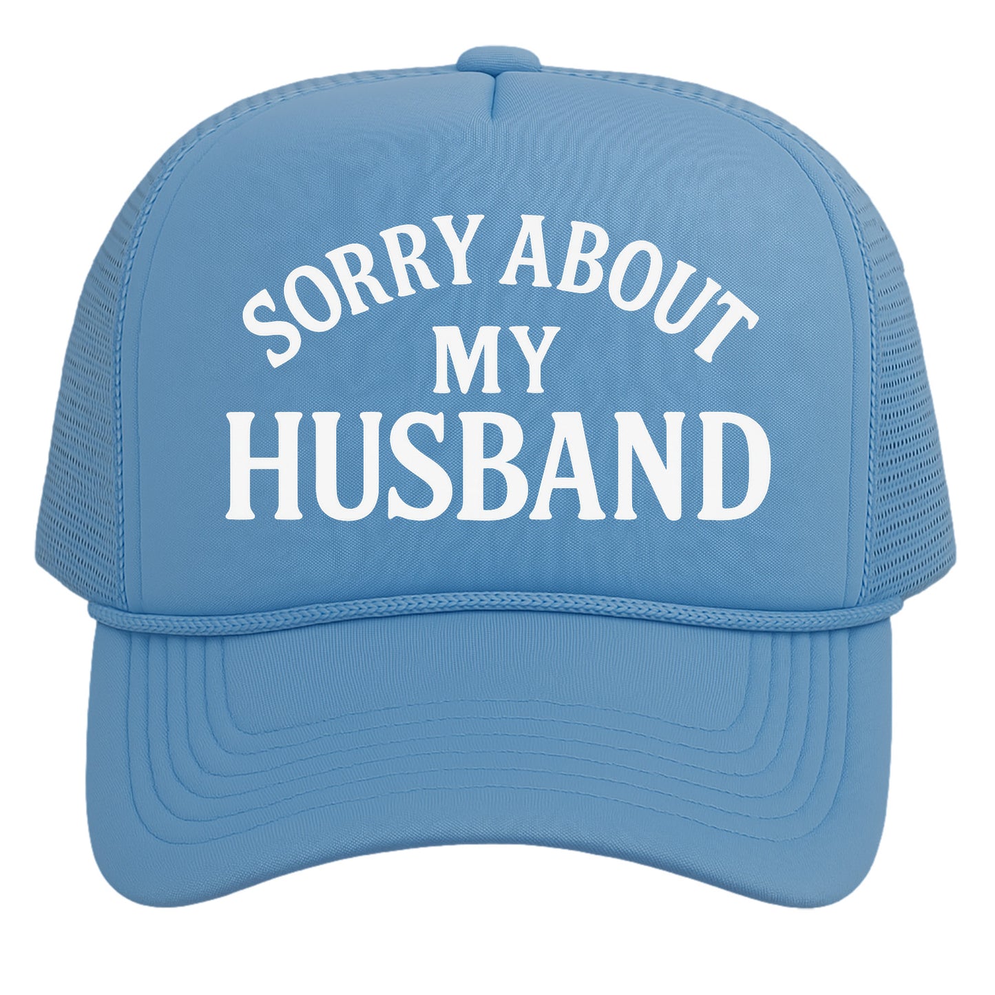 TOP HEADWEAR Funny Trucker Hat for Women – Sorry About My Husband Trucker Hat Funny Cap for Wife Bachelorette Gift