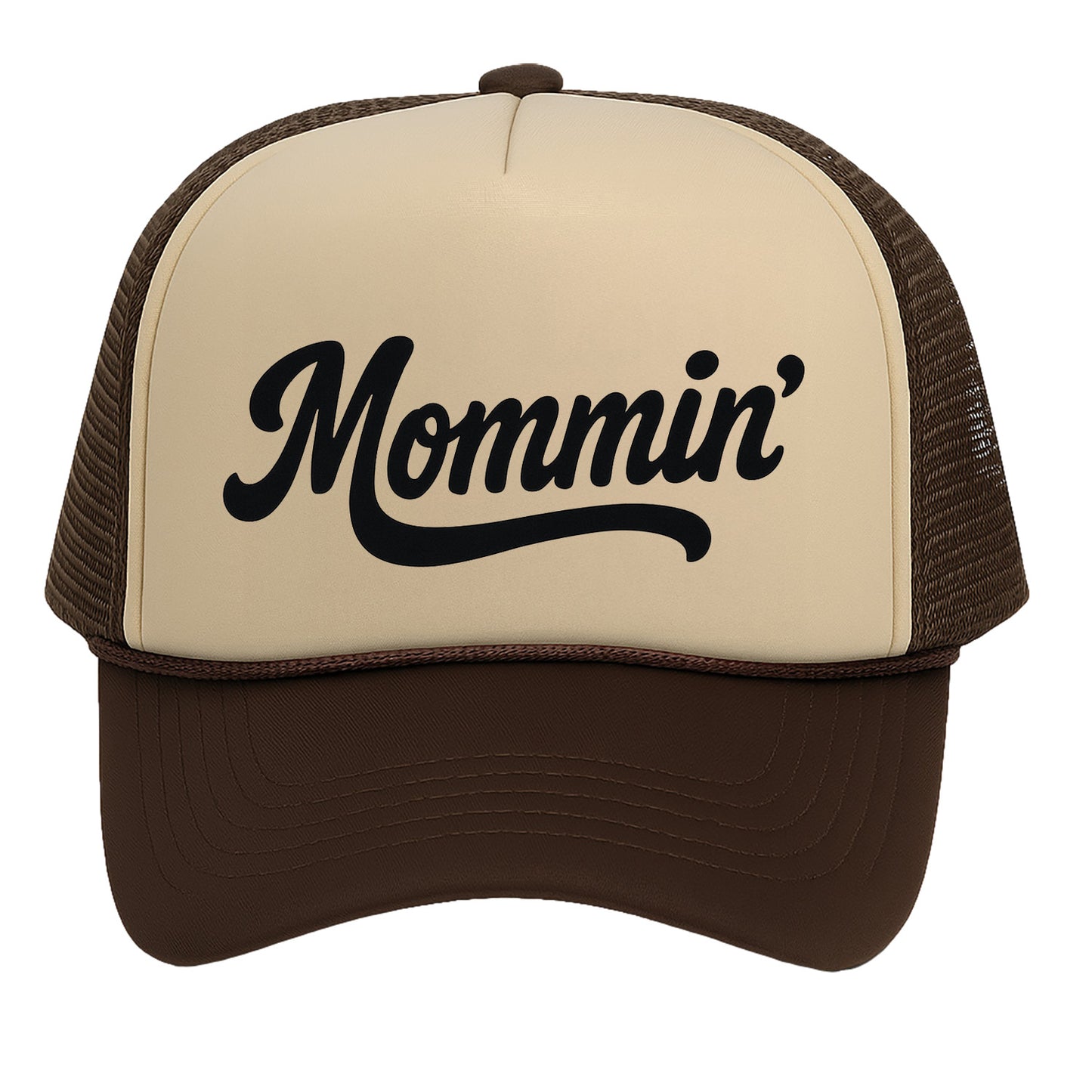 TOP HEADWEAR Women's Mommin Trucker Hat - Mesh Snapback Mommy Cap