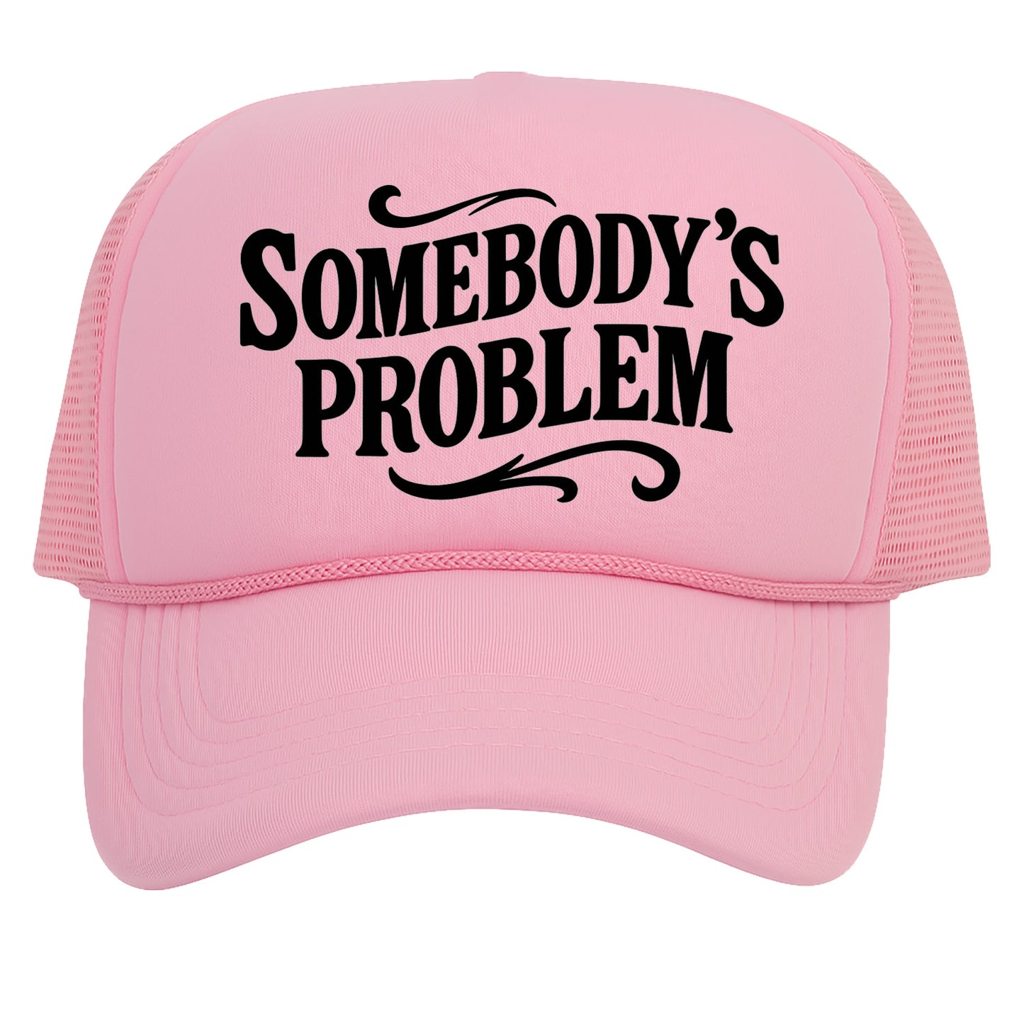 TOP HEADWEAR Women's Somebody’s Problem Trucker Hat - Mesh Snapback Cap