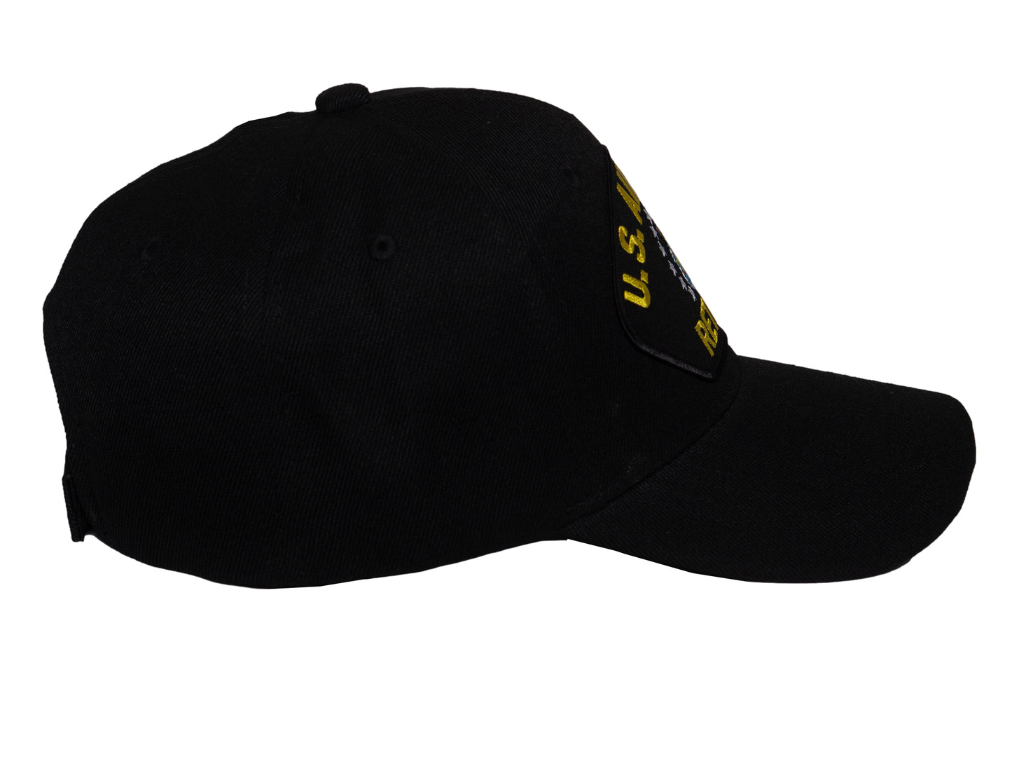 TOP HEADWEAR Men's Retired Military Veteran Hat - Adjustable Hook & Loop Baseball Cap