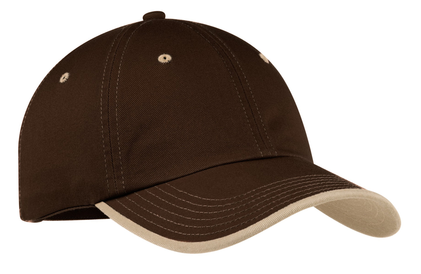 Top Headwear Vintage Washed Contrast Stitch Cap
