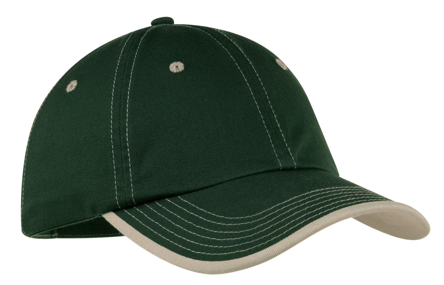 Top Headwear Vintage Washed Contrast Stitch Cap