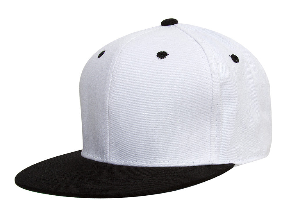 TopHeadwear Polyester Two-Tone Flat Bill Snapback